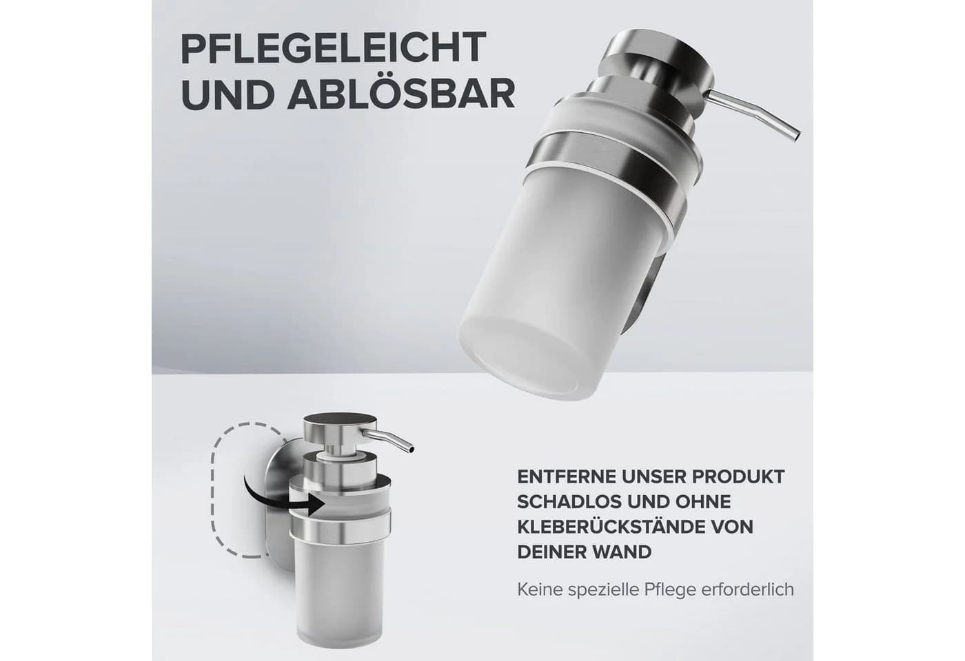 ovimar Seifenspender Kegnaes Edelstahl Silber - Bild 4