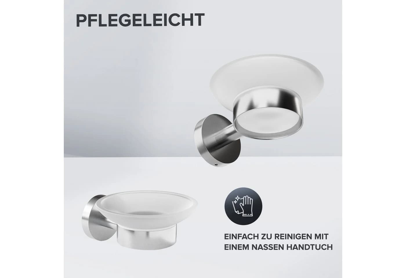 ovimar Seifenschale Omo, Breite: 3.60 cm, 1-St., aus Edelstahl in Silber - Bild 4