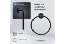 ovimar Handtuchring Halsnoy Edelstahl Schwarz Bohrbar Bild 1