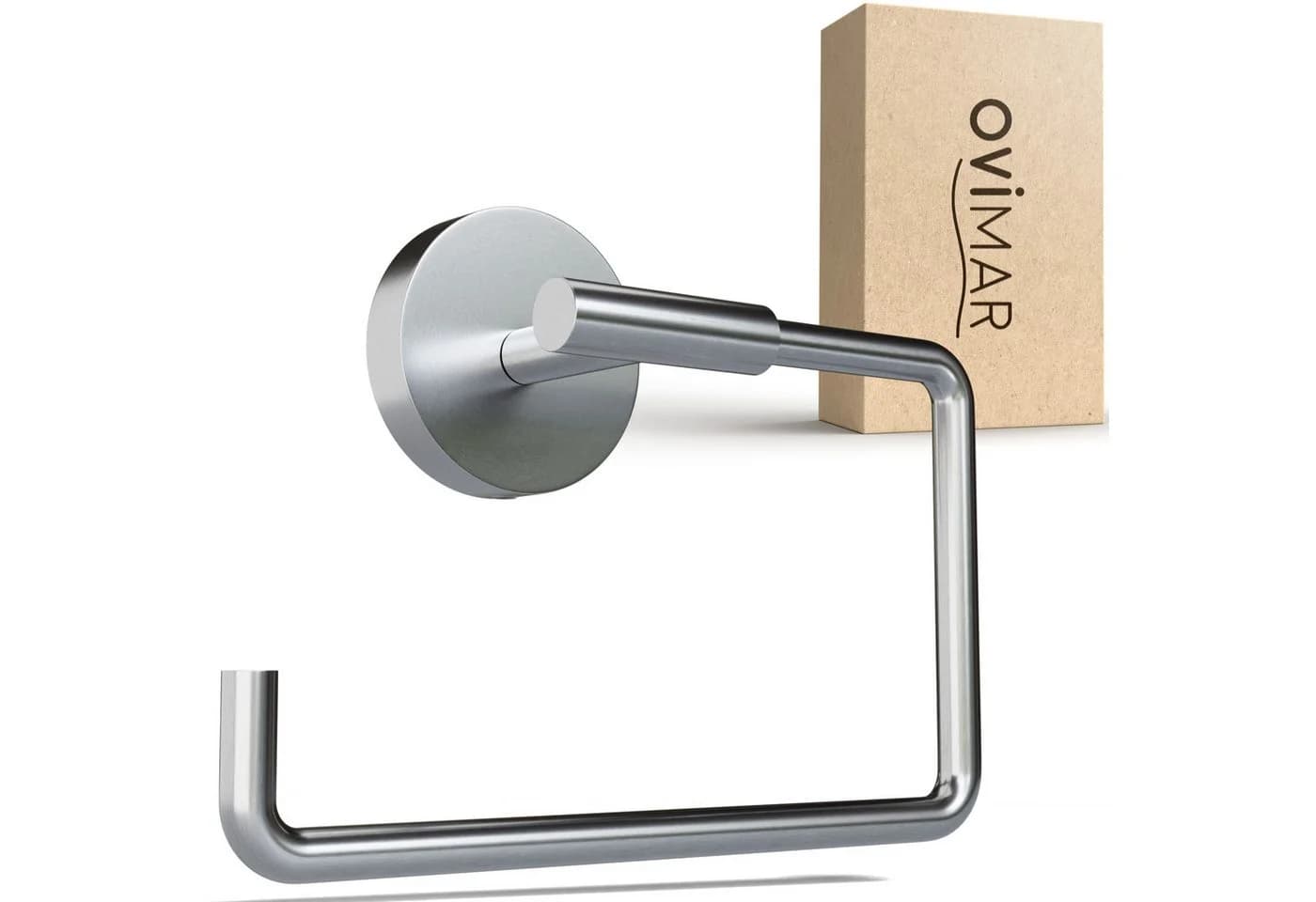 ovimar Toilettenpapierhalter Sejero Edelstahl Silber - Bild 2