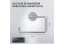 ovimar Toilettenpapierhalter Sejero Edelstahl Silber Bild 3