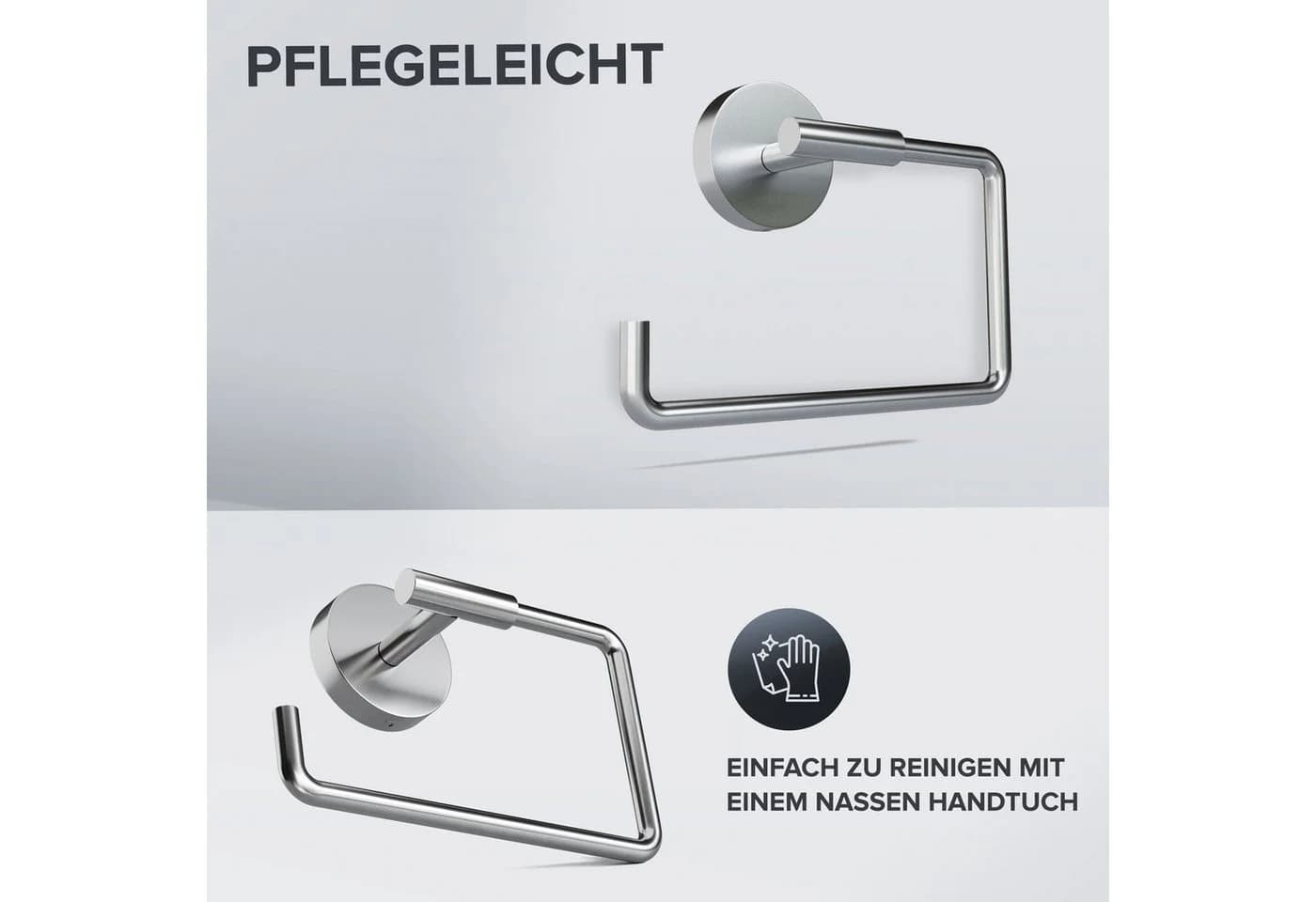 ovimar Toilettenpapierhalter Sejero Edelstahl Silber - Bild 4
