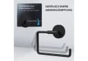 ovimar Toilettenpapierhalter Edelstahl Schwarz Bild 1