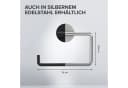 ovimar Toilettenpapierhalter Edelstahl Schwarz Bild 3