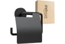ovimar Toilettenpapierhalter Heroya Edelstahl Schwarz Bild 2