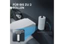 ovimar Toilettenpapierhalter Runde Schwarz Edelstahl Bild 1