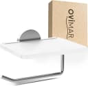 ovimar Toilettenpapierhalter Helnaes Glas Silber Bild 2