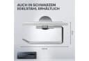 ovimar Toilettenpapierhalter Helnaes Glas Silber Bild 3