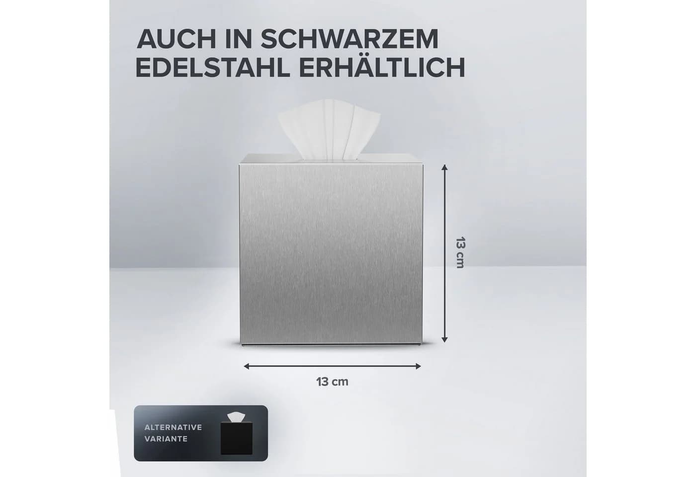 ovimar Papiertuchbox Edelstahl Silber - Bild 3