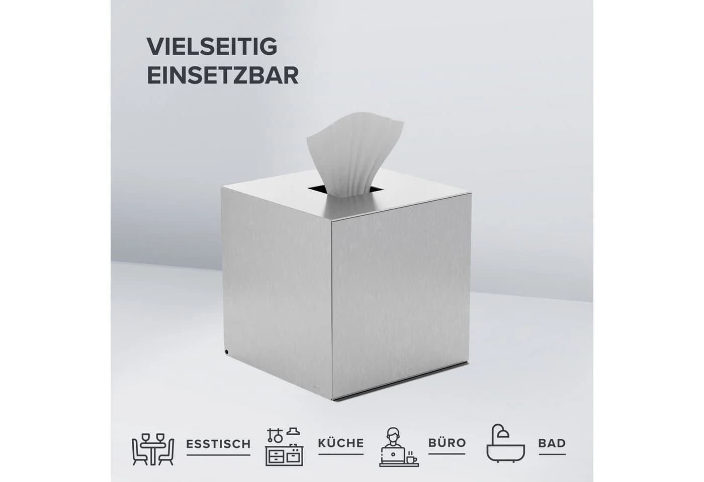 ovimar Papiertuchbox Edelstahl Silber - Bild 5