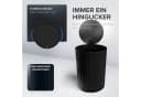 ovimar Kosmetikeimer Schwarz Kunststoff Modern Bild 1
