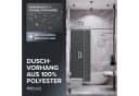 ovimar Duschvorhang Dunkelgrau Polyester Modern Bild 1