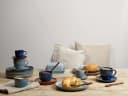 ASA Selection Espressotasse mit Unterteller Denim Blau Steinzeug Bild 1