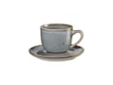 ASA Selection Espressotasse mit Unterteller Denim Blau Steinzeug Bild 2