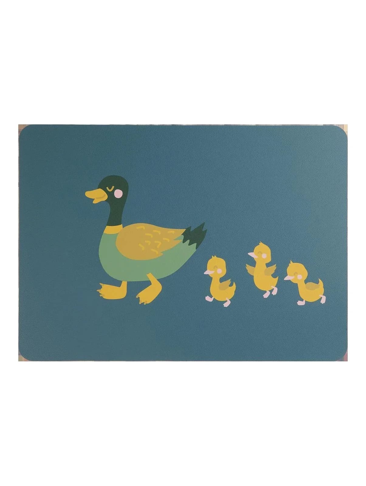 ASA SELECTION Platzset Tischset Duck Emil mit Entlein Blau PVC