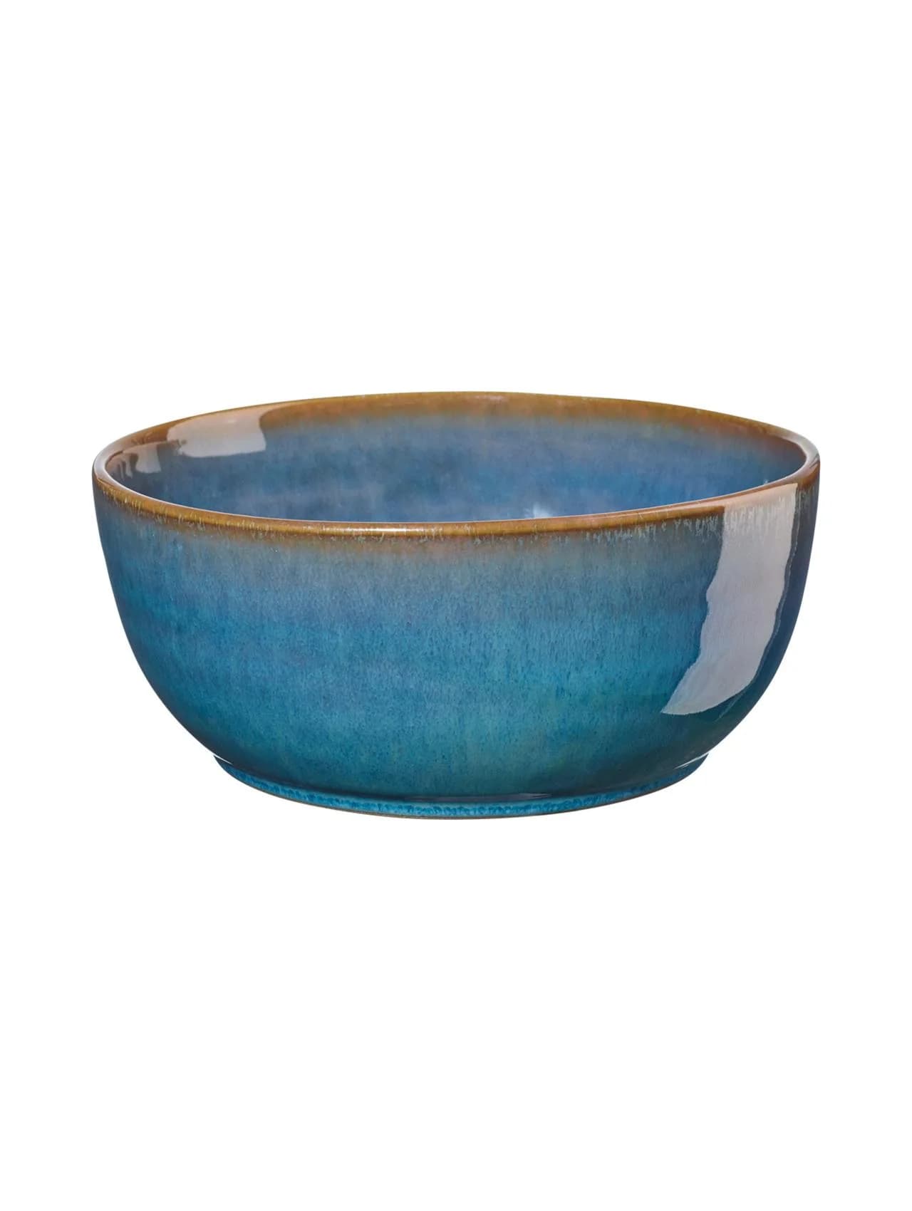 Schale POKE Curacao Blau Steinzeug