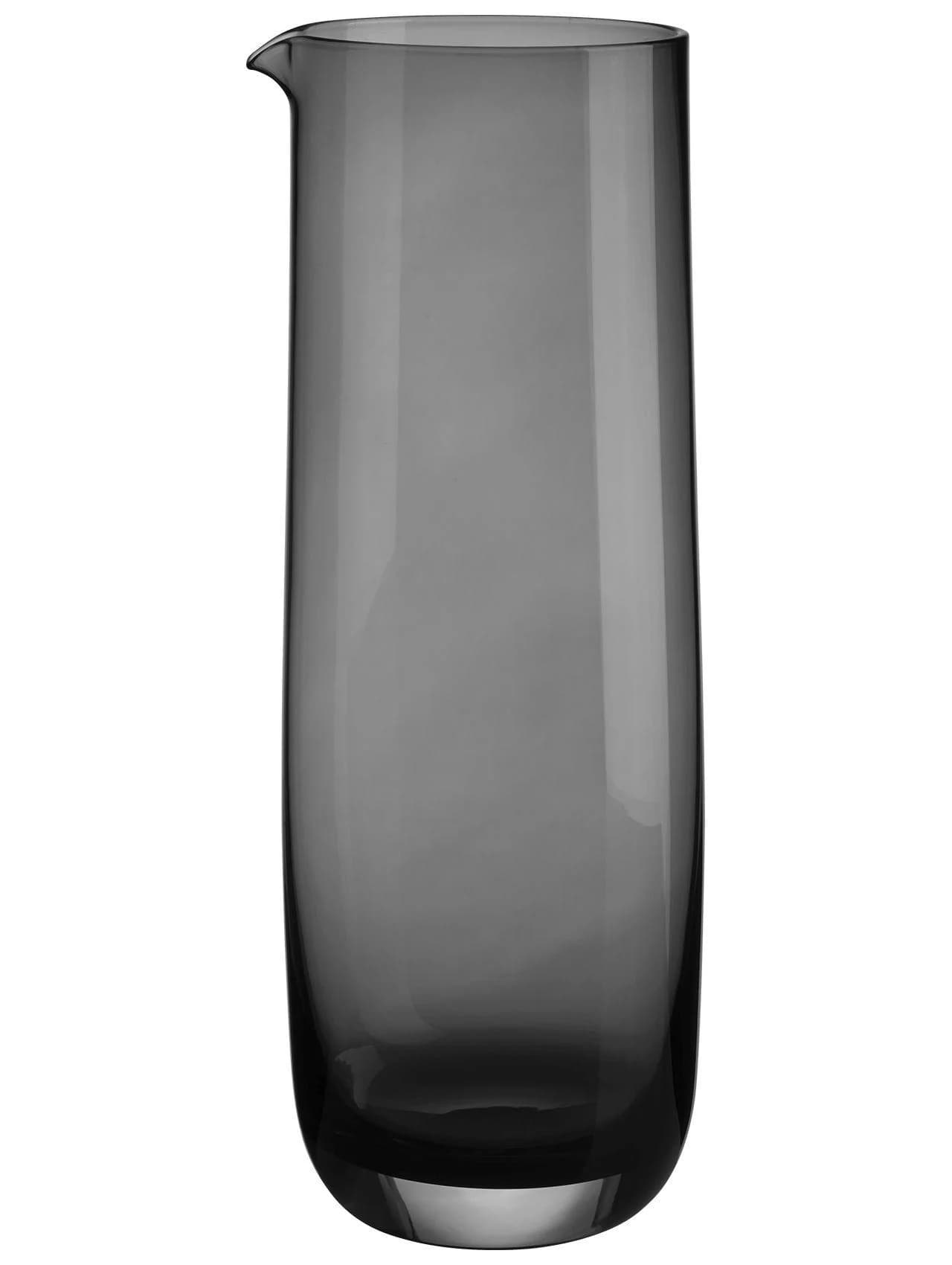 Karaffe SARABI Glas Grau Glänzend 1,2 Liter