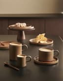 ASA Selection »form'art« Tafelservice gobi Essteller Rot-Braun Bild 1
