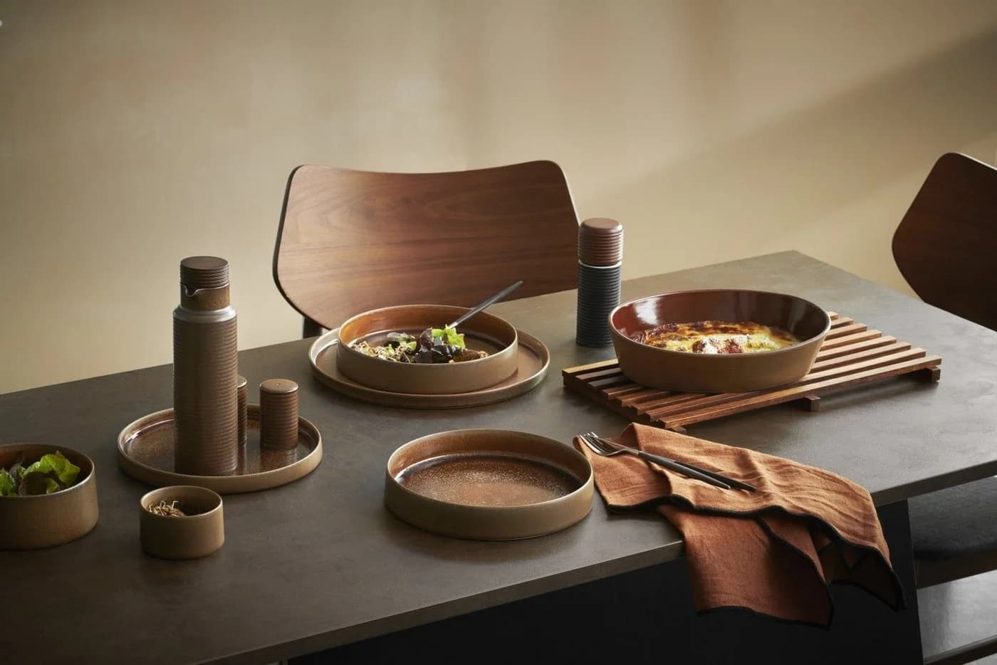 ASA Selection »form'art« Tafelservice gobi Essteller Rot-Braun - Bild 4
