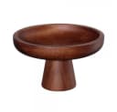 ASA SELECTION Holzschale auf Fuß Rund Braun 15cm Bild 2