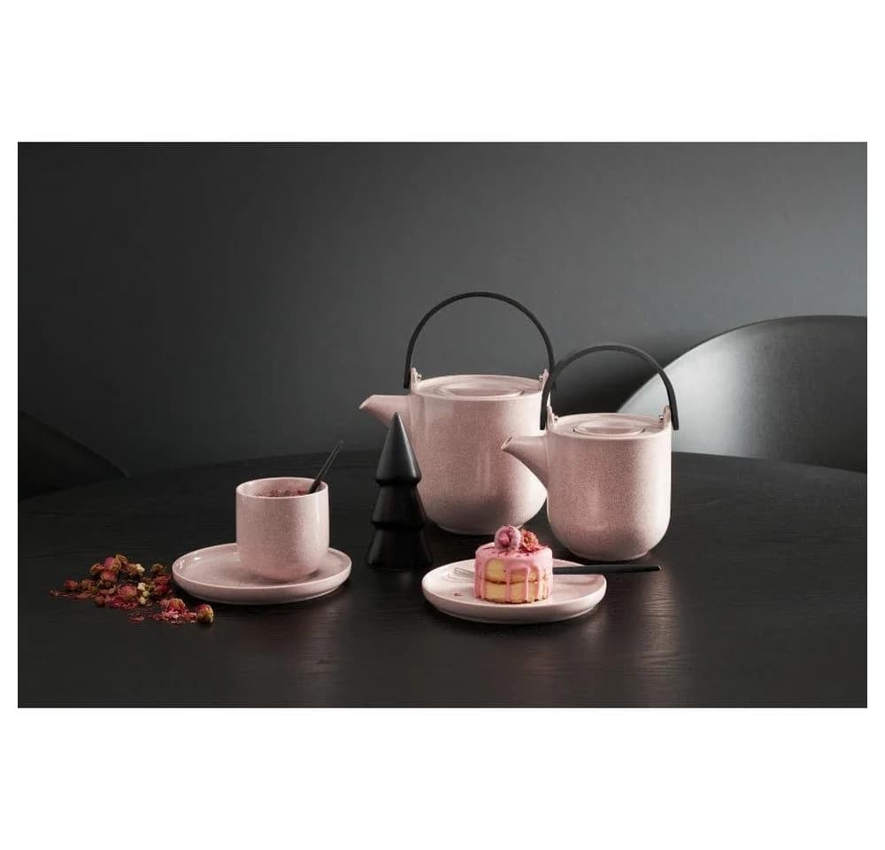 ASA SELECTION Teekanne Coppa Hanami Rose 1000ml mit Holzgriff