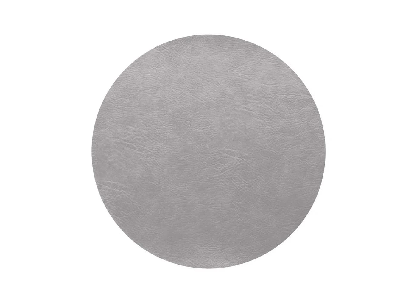 ASA SELECTION Tischset VEGAN LEATHER Grau Matt Polyurethan - Bild 2