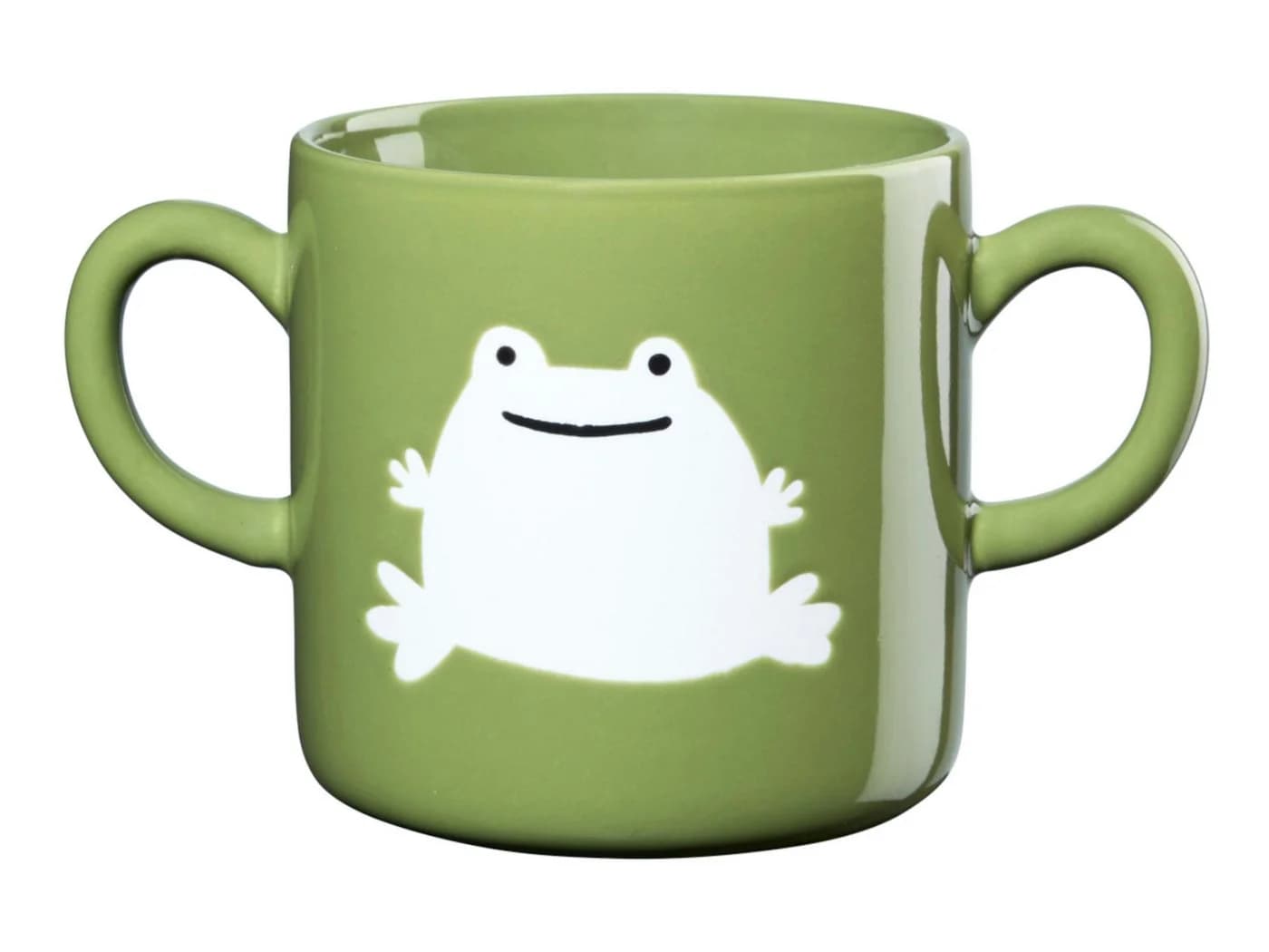 ASA SELECTION Henkelbecher Buddies Frosch 0,25l New Bone China Weiß - Bild 2