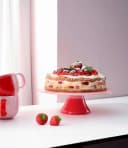 ASA SELECTION Tortenplatte GRANDE Rosa Rot Steingut Bild 1