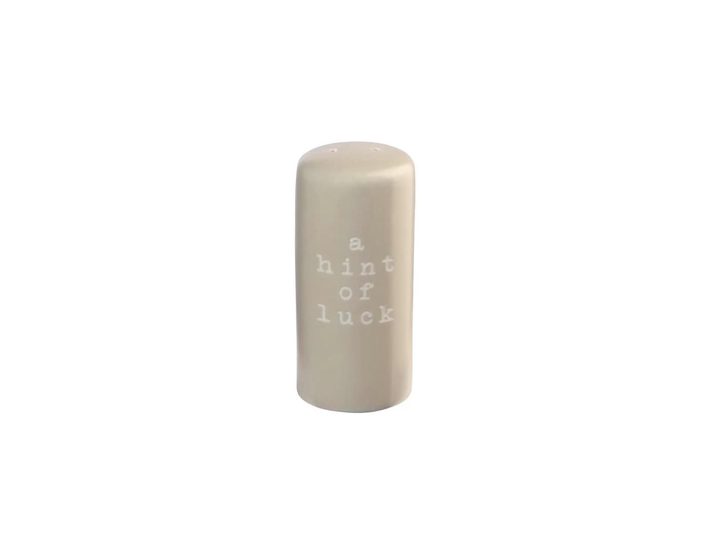 ASA SELECTION Salz- / Pfefferstreuer hey! Set Beige/Schwarz New Bone China