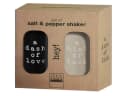 ASA SELECTION Salz- / Pfefferstreuer hey! Set Beige/Schwarz New Bone China Bild 4