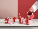 ASA SELECTION Schale auf Fuß Joy Strawberry Smoothie 11cm Porzellan Bild 1
