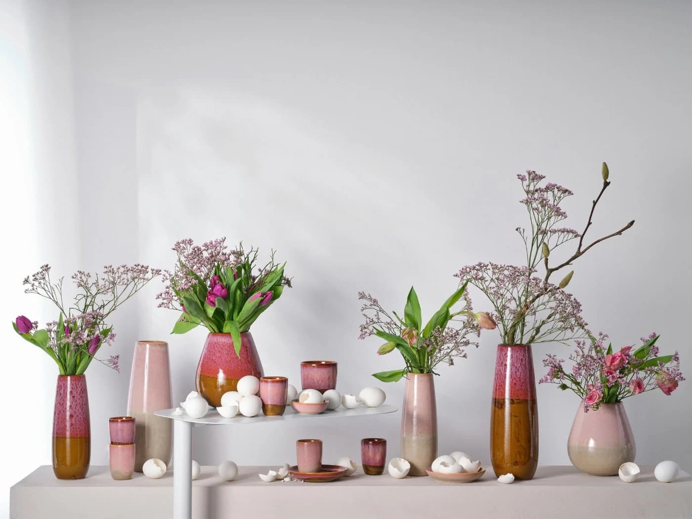 ASA SELECTION Dekovase il capriccio Vase rosato 18cm