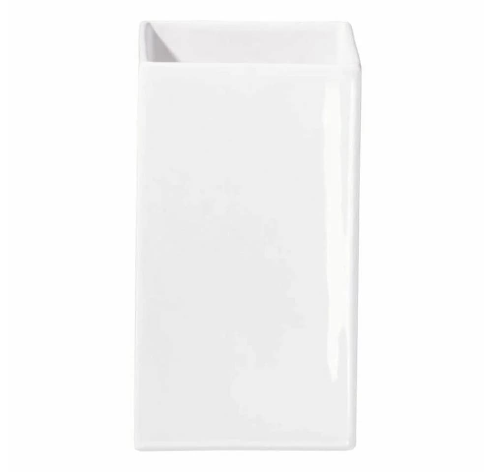 ASA SELECTION Dekovase Quadro Würfelförmig Weiß