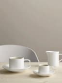 ASA SELECTION Espressotasse mit Unterteller Fine Bone China Weiß Bild 1