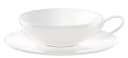 ASA SELECTION Teetasse à table mit Untertasse 0,17 l Fine Bone China Weiß Bild 2