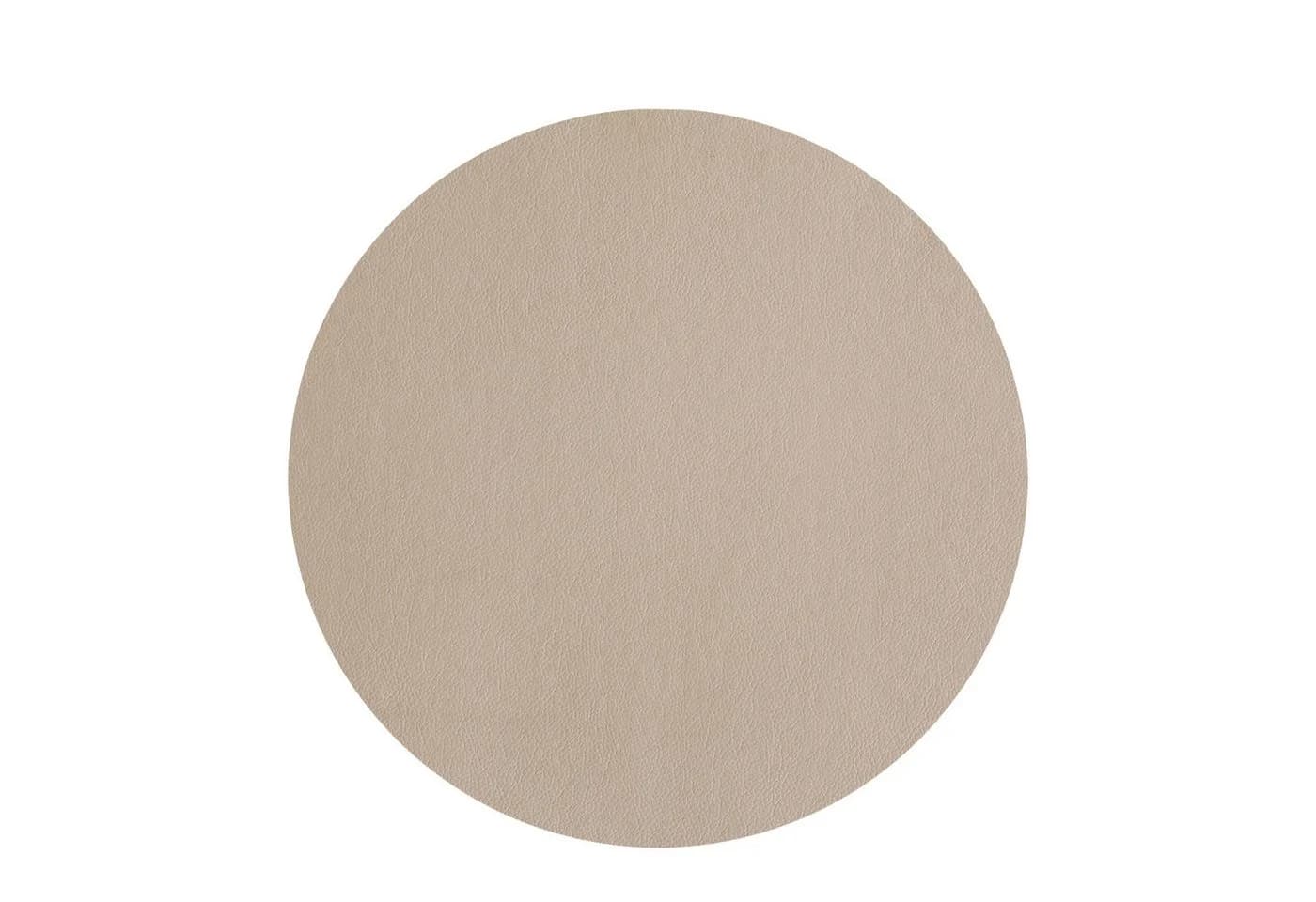 ASA SELECTION Platzset Tischset rund Lederoptik Stone 38 cm - Bild 4