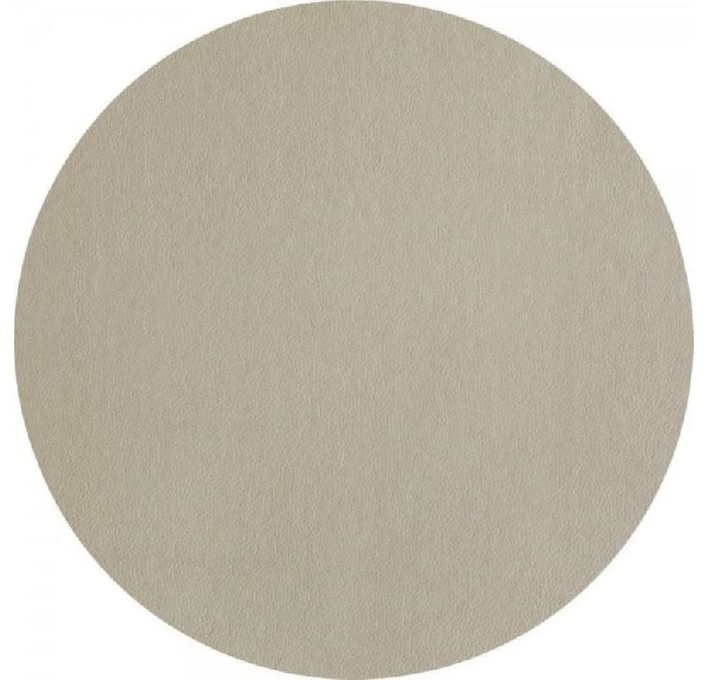 ASA SELECTION Platzset Tischset rund Lederoptik Stone 38 cm - Bild 5