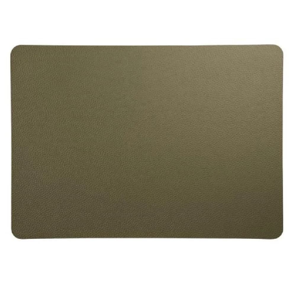 ASA Tischset rough olive Kunstleder pflegeleicht - Bild 2