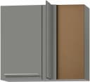 OPTIFIT Eckhängeschrank Bern Grau mit Metallgriff Bild 2