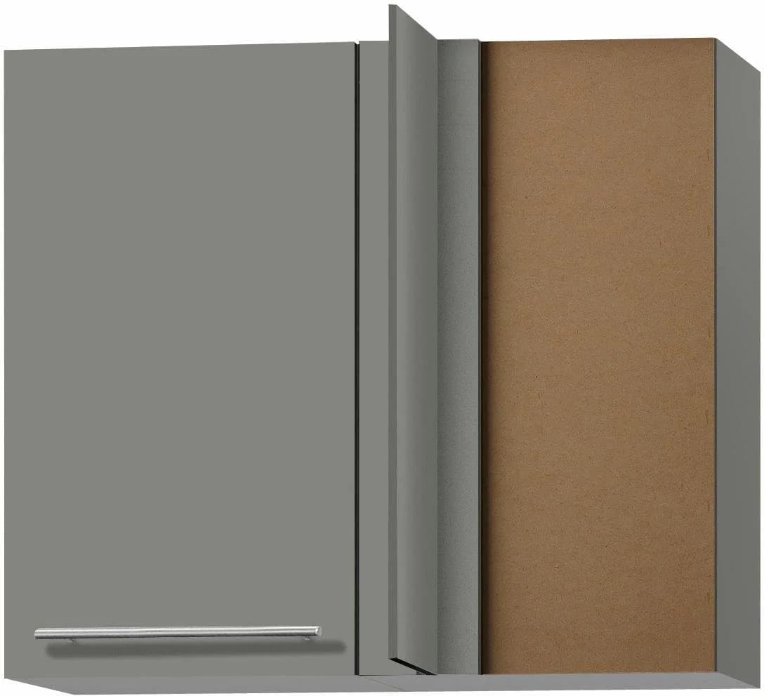 OPTIFIT Eckhängeschrank Bern Grau mit Metallgriff - Bild 2