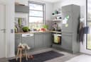 OPTIFIT Spülenschrank Bern Grau 50cm mit höhenverstellbaren Füßen Bild 1