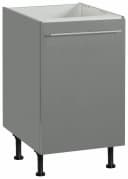 OPTIFIT Spülenschrank Bern Grau 50cm mit höhenverstellbaren Füßen Bild 2