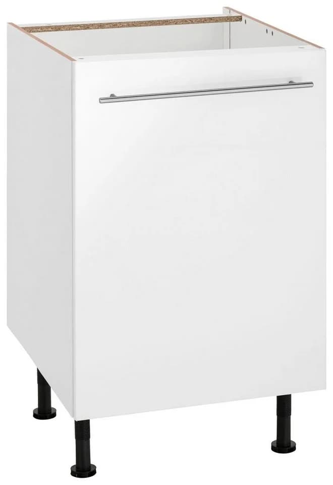 OPTIFIT Spülenschrank Bern Weiß Hochglanz 50cm - Bild 2