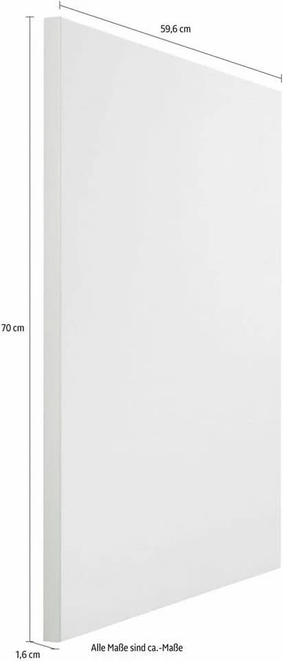 Kochstation KS-Cara Frontblende Weiß für Geschirrspüler 60cm - Bild 2