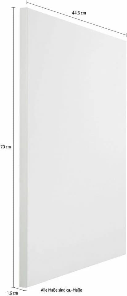 Kochstation KS-Cara Frontblende Weiß für Geschirrspüler 45cm - Bild 2