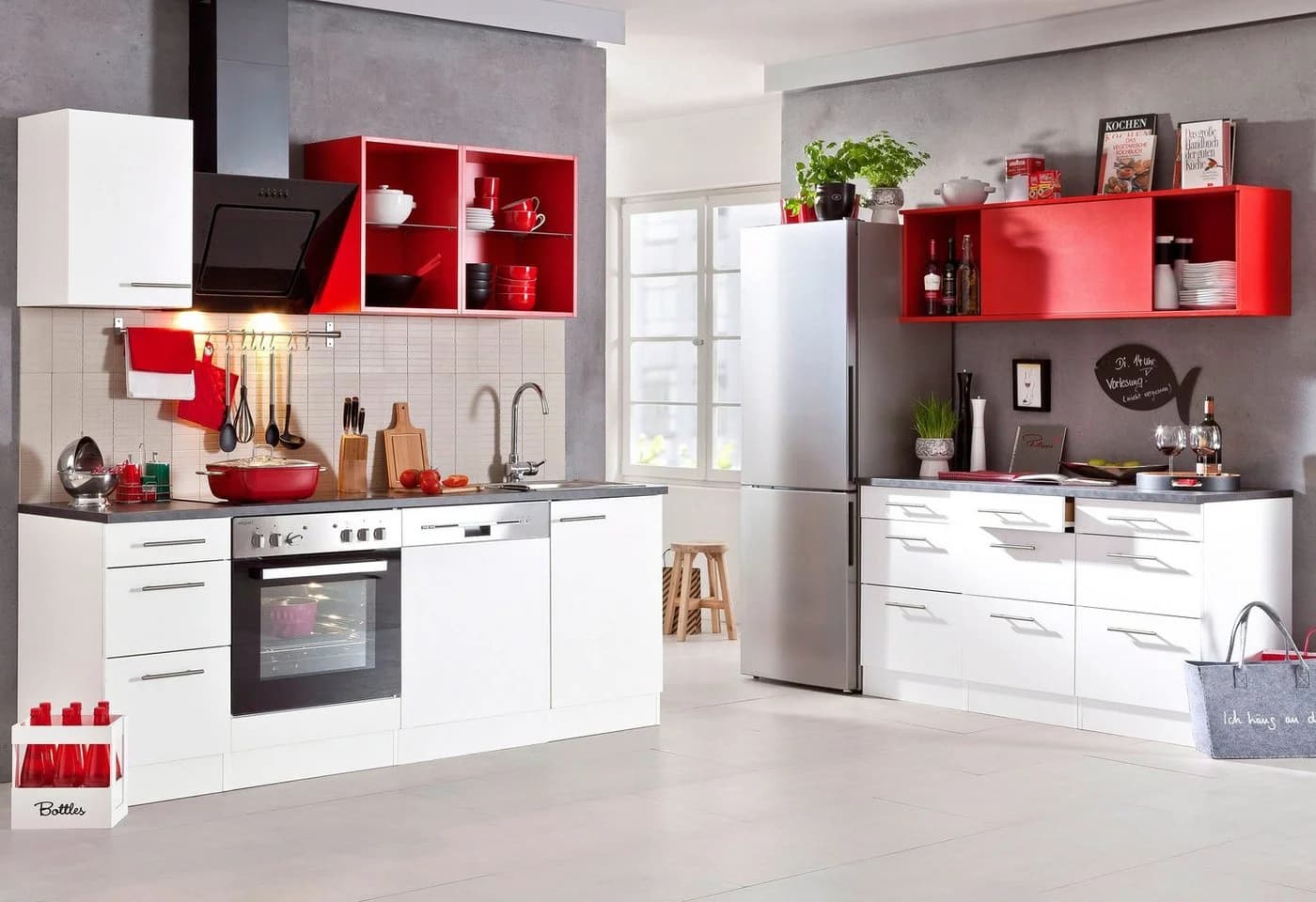OPTIFIT Hängeschrank Mini Weiß 50cm