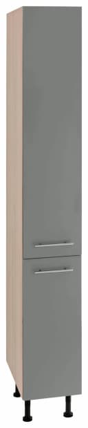 OPTIFIT Apothekerschrank Bern Grau Akaziefarben mit 5 Schubkästen Bild 4