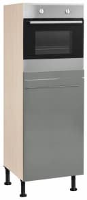 OPTIFIT Bern Backofen/Kühlumbauschrank Grau Akazie Bild 2