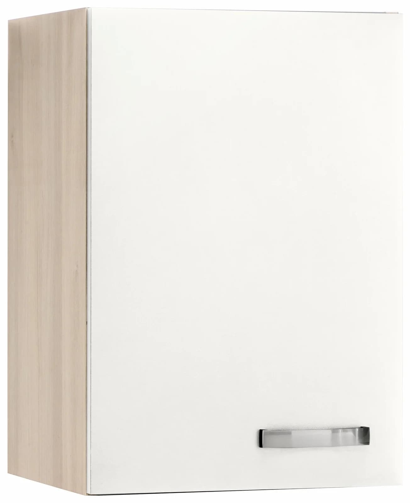 OPTIFIT Hängeschrank Faro Weiß Hochglanz mit Metallgriff
