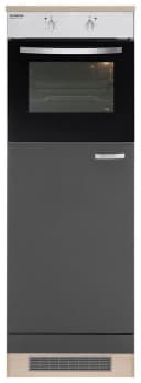 OPTIFIT Faro Backofen/Kühlumbauschrank Anthrazit 60cm Bild 1